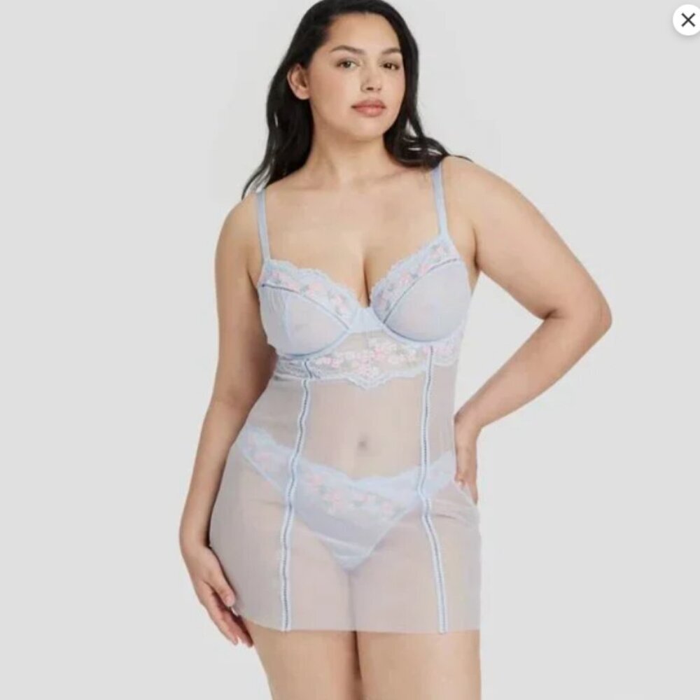 Unlined Garden Party Lingerie Slip Dress